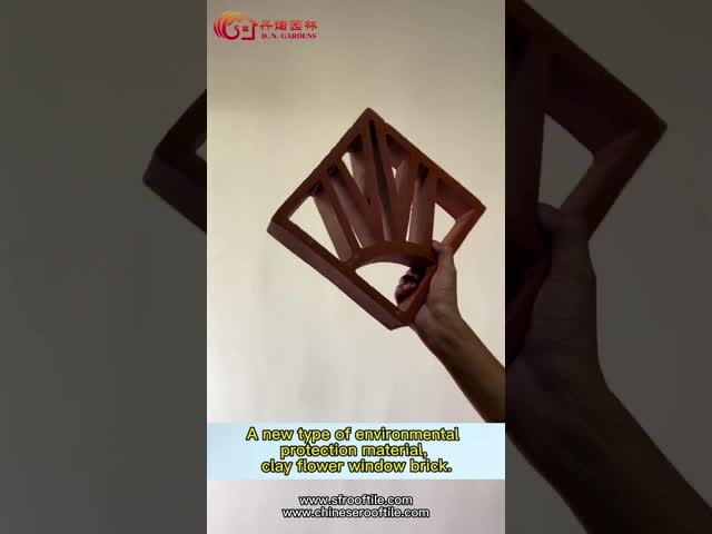 Unglazed Terracotta Tile Exterior Hollow Clay Brick Decorative