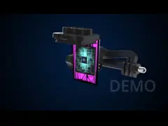 Умный дисплей для подводного плавания с индикатором направления глубины температуры воды video