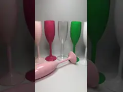 Mumm клеймило аксессуары вина покрасило акриловый поликарбонат Шампань рифлит video