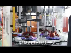 Статор водяной помпы одиночной фазы обматывая вводящ ввод замотки машины автоматический video