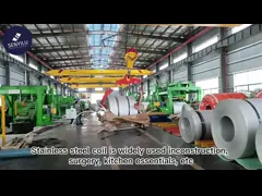 1000-6000 мм холодно прокатаная катушка из нержавеющей стали video