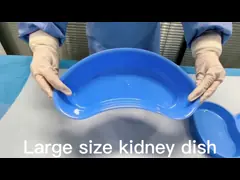 Plastic Disposable Kidney Dish Blue 700cc Dressing Basin PP