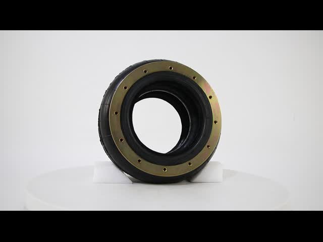 12'' ×2 Double Convoluted Flange Rubber Air Spring For Lifting Jack
