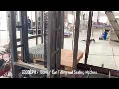 Загерметизированная машина завалки банки пива сока массового распространения структуры окна video