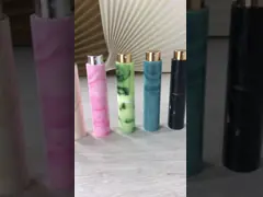 бутылка брызг атомизатора духов перемещения причудливого мраморного кармана цвета 10ml пластиковая небольшая video