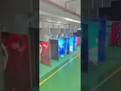 55 дисплея LCD андроида дюйма 1080p двойник дисплея Signage OLED цифров прозрачного прозрачный встал на сторону video