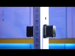 Квадратный замок на дверь без ключа, пароль ROHS Bluetooth, замок с клавиатурой video