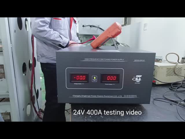 Выпрямитель тока электропитания Дк принудительного воздушного охлаждения для гальванизировать трехфазный видео