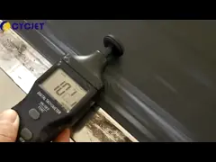 máquina de codificación láser LU5F de impresión de 110 mm CYCJET para la impresión en línea de tuberías de HDPE PP