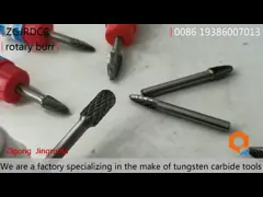 заусенец Б0820МС06-60 карбида вольфрама допуска 0.01мм роторный для делать инструмента video