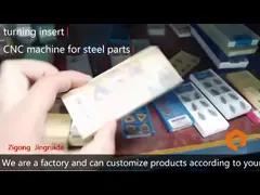 Положительные вставки карбида Тнмг 1604 переднего угла для стали закаленной отрезком video