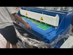 Garment Shops Shearing Steel Plate Cutter Machine 3mm Max. Cutting Thickness