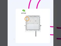 Ультра яркое тонкое СИД рефлектора светов потока 50W стадиона СИД Dimmable размера video