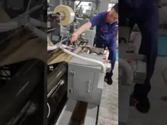 Крен Feding машины 70-150pcs/Min бумажного мешка HD-330 60-150mm квадратный нижний video