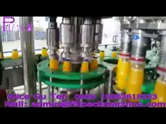 Головная автоматическая машина завалки сока 18 подгонянная для стеклянных бутылок video