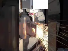 Высокая эффективность и точность сопла частей ножевой головки лазера медные video