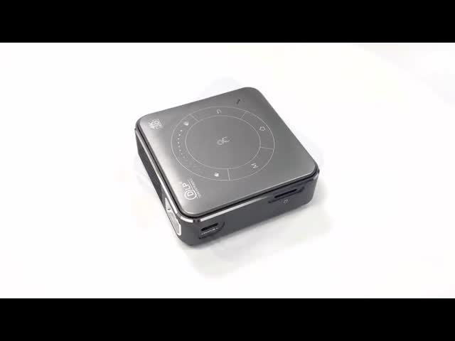 Flyin P15 1080P Full HD DLP Projector Portable WIFI Android 9 IOS Home Theater 4K Auto 3D Stereo Built-in 4-hour Battery Manual focus