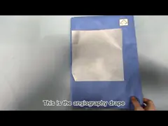 Disposable Surgical Angiography Drape EOS Sterile Color Blue Customized Size