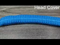 Устранимые эластичные Nonwoven Bouffant крышки толпы пылятся прокладка video
