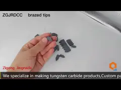 Наконечники из карбида вольфрама К10/К20 для резки твердой стали video