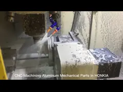 Анодируя CNC картины подвергал прототипирование механической обработке алюминиевых частей быстрое к продукции video