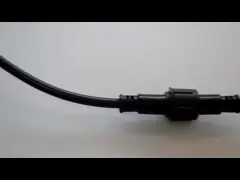 Соединитель прокладки 6pin СИД M18 IP68 2.4A магнитный Pogo video