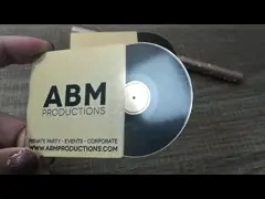 Silkscreen 85*54mm печатая карту подарка металла для дела video