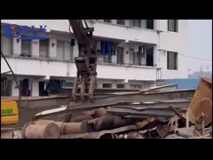 Сверхмощное вырезывание труб отхода стального лома отходов портального ножницы длинное стальное video