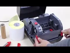 Принтер штрихкода ярлыка PC42T настольный сразу термальный с внутренними локальными сетями video