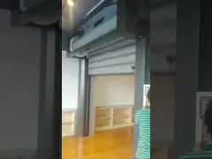 Промышленный алюминиевый сплав спиральная высокоскоростная скорость закрытия двери 0,8 м/с прочный video