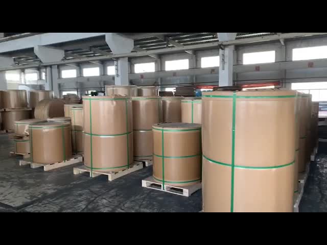 ASTM стандарт PE PVDF покрытие Предварительно окрашенная алюминиевая катушка, используемая для облицовки стен видео