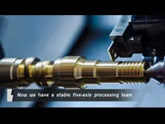 Алюминиевая машинного оборудования точности металла нержавеющей стали CNC подвергая механической обработке обработка токарного станка CNC частей оборудования латунного нештатная video