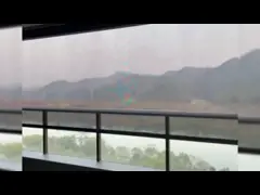 Motorized Aluminium Alloy 6063 Pergola With IP67 Testing Louver Blades video