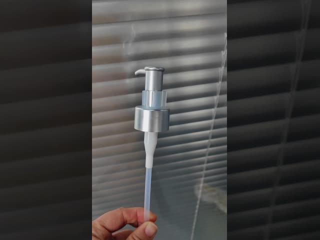 0.9 - 1.0CC Aluminum Lotion Pump Neck 20 / 24 / 28 Oil Pump K209-ALUM