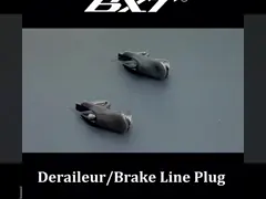 Тормозной канат Derailleur велосипеда дороги горы задний расквартировывая резиновую штепсельную вилку video