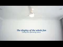 3 Blades 3 Speed Reversible Remote Control Modern Ceiling Fan For Bedroom video