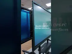 4K Smart Interactive Flat Panel DP Conference LCD Capacitive Touchscreen