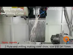 Каннелюры фрезы 2 конца карбида вольфрама 3 каннелюры для отрезанного алюминия video