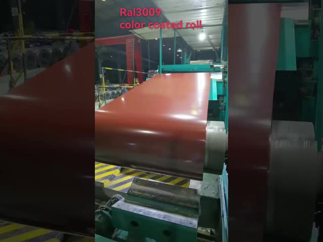 Color coated roll