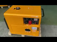 Генератор наборов генератора 5kw небольшого размера портативный 10kva Genset дизельный video