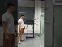 управление приложения Wifi вентилятора дисплея нагого глаза 2K 3D лезвий дисплея 4 вентилятора Hologram 3D 180cm video