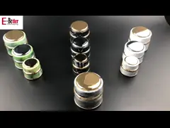 Небольшие мраморные 50 контейнеров сливк стороны пластикового косметического опарника g пустых в запасе video