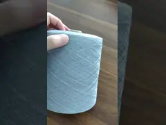 Проводное смешанное статическое закрученной пряжи 29.5S/2 40% SS 60%PES техническое анти- video