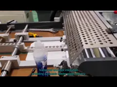 Управление 22KW PLC машины создателя крышки автоматической книги QFM-600B трудное video