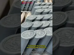 Китайский традиционный конкретный развевать легковеса черепиц глины водоустойчивый video