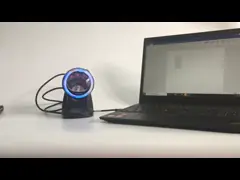 Блок развертки штрихкода высокого разрешения 2D настольный для учетных материальных запасов 300mm/s video