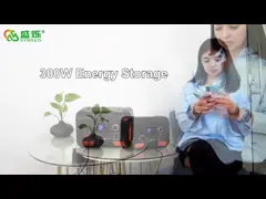 Электростанция генератора домашнего на открытом воздухе аварийного заряжателя резервного батарейного питания солнечного портативная video