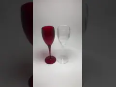 Каннелюры стекел Шампань зеленого поликарбоната Perrier Jouet пластиковые для Poolside ушата video