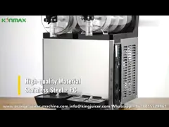 12 л коммерческий Слюш-машина Слюш-диспетчер Слюш-микс для коммерческого отеля Ресторан Кухонное оборудование video