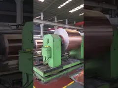 Алюминий 1250мм толщины 0.06мм покрытый цветом покрашенный катушкой video